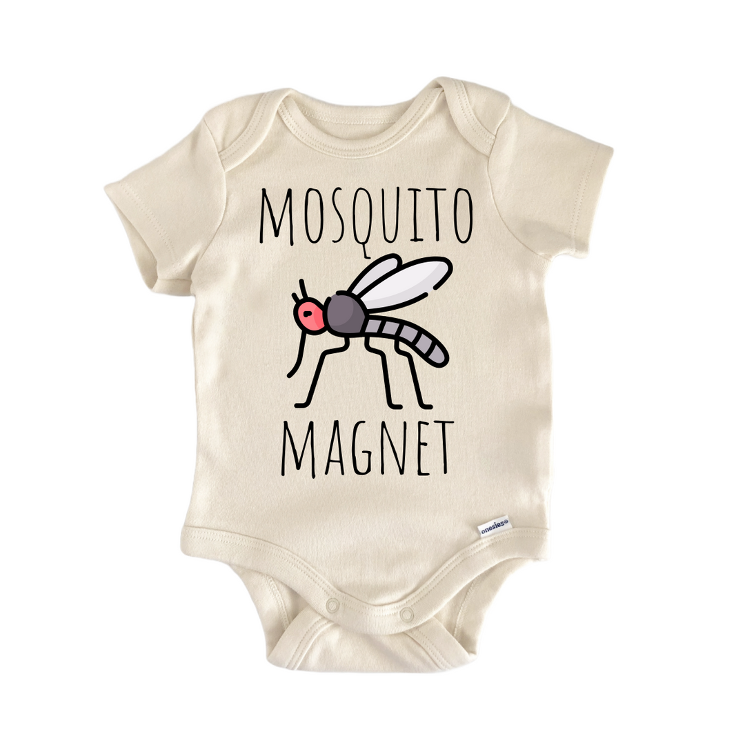 Mosquito Summer Campfire - Baby Bodysuit  Funny Cute Onesie® | North Fork Forager LLC