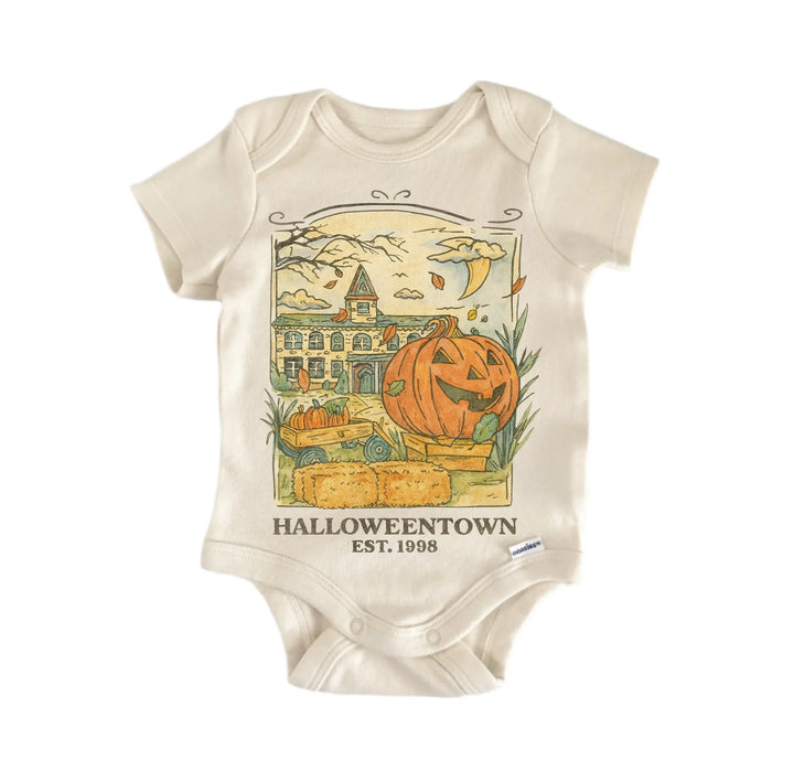 Movie Halloween Pumpkin Newborn Baby Bodysuit