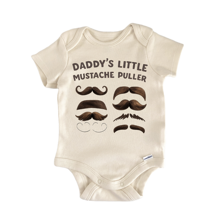 Mustache Puller Fathers Day Newborn Baby Onesie® Onesie®