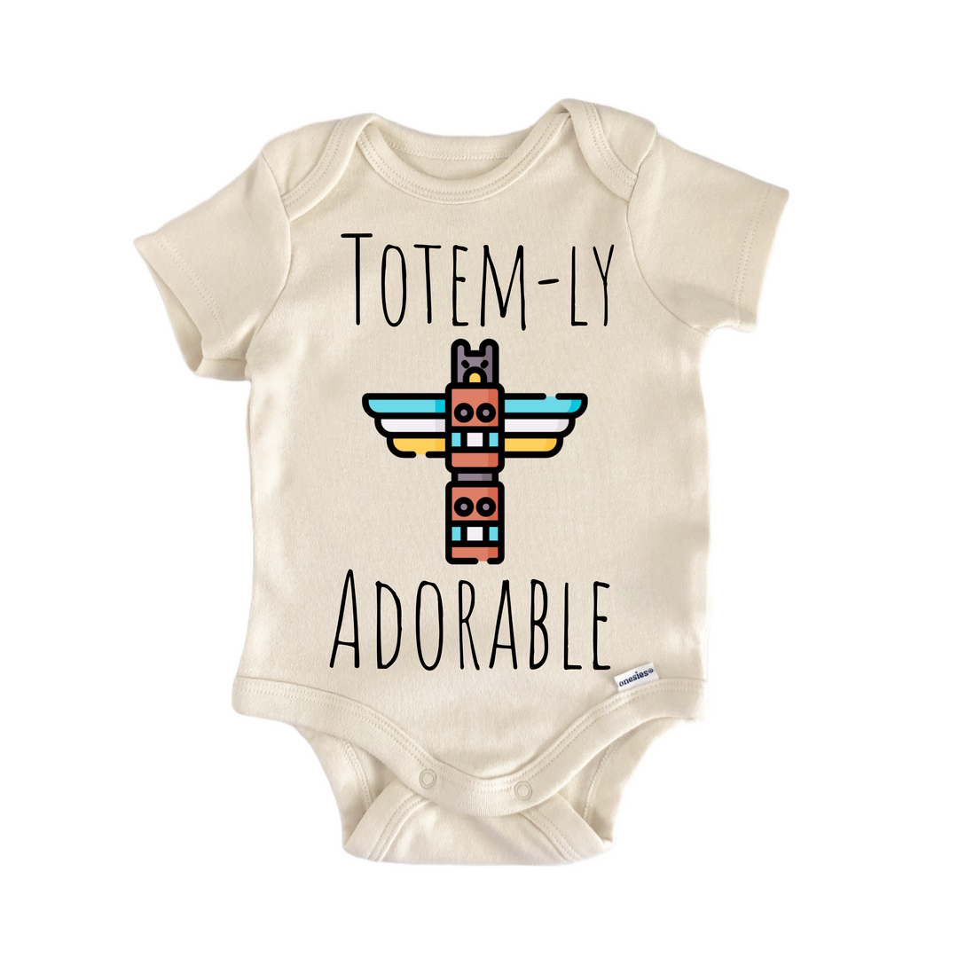 Native American Totem Pole - Baby Bodysuit  Funny Cute Onesie® | North Fork Forager LLC