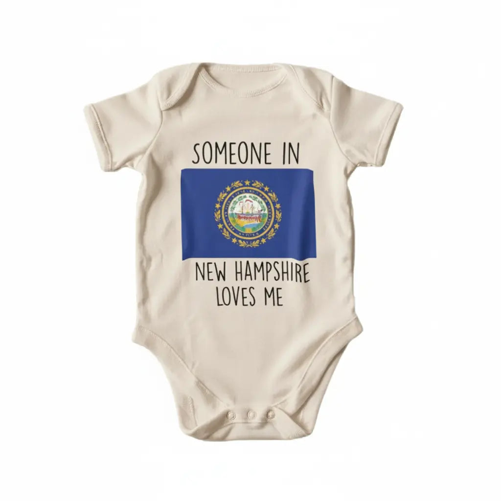 New Hampshire - Baby Boy Girl Clothes Infant Bodysuit Funny Cute Newborn  Funny Cute Onesie® | North Fork Forager LLC