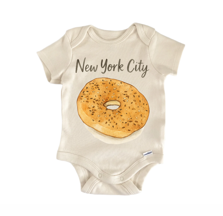 New York City Bagel Newborn Baby Onesie® Bodysuit