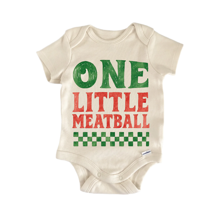One Meatball Birthday Italian Newborn Baby Onesie® Onesie®