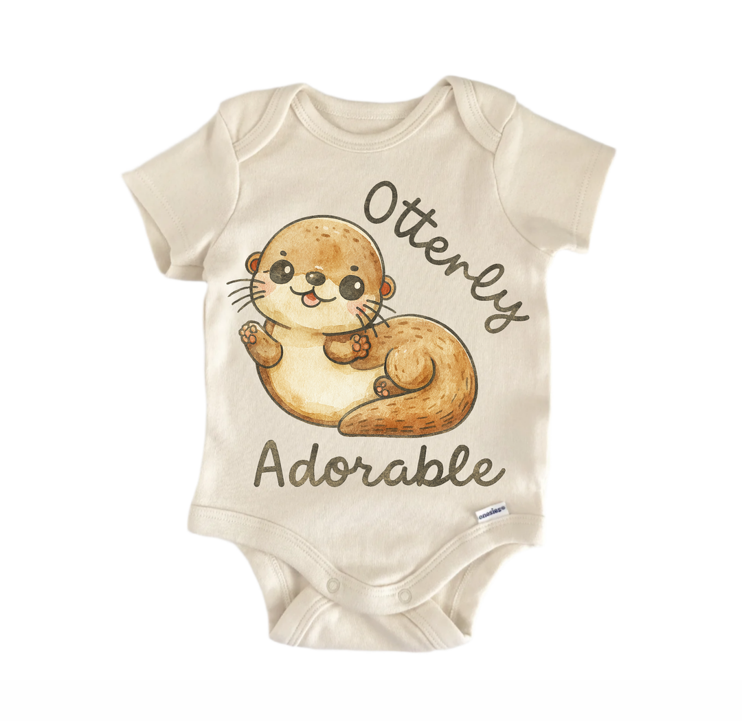 Otter Otterly Adorable Newborn Baby Onesie® Bodysuit