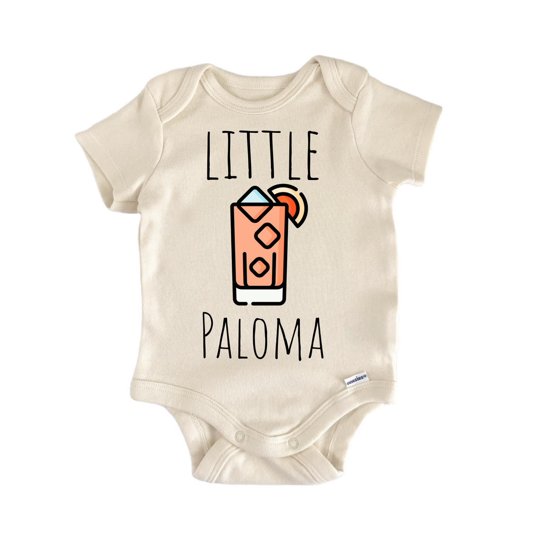 Paloma Grapefruit Cocktail - Baby Bodysuit  Funny Cute Onesie® | North Fork Forager LLC