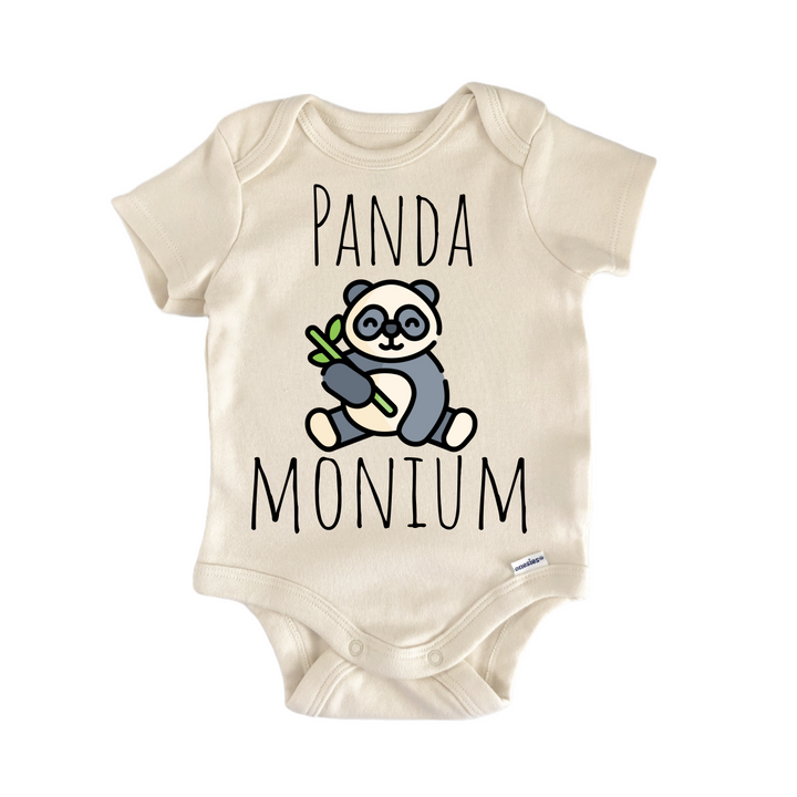 Panda Bear Animal - Baby Bodysuit  Funny Cute Onesie® | North Fork Forager LLC