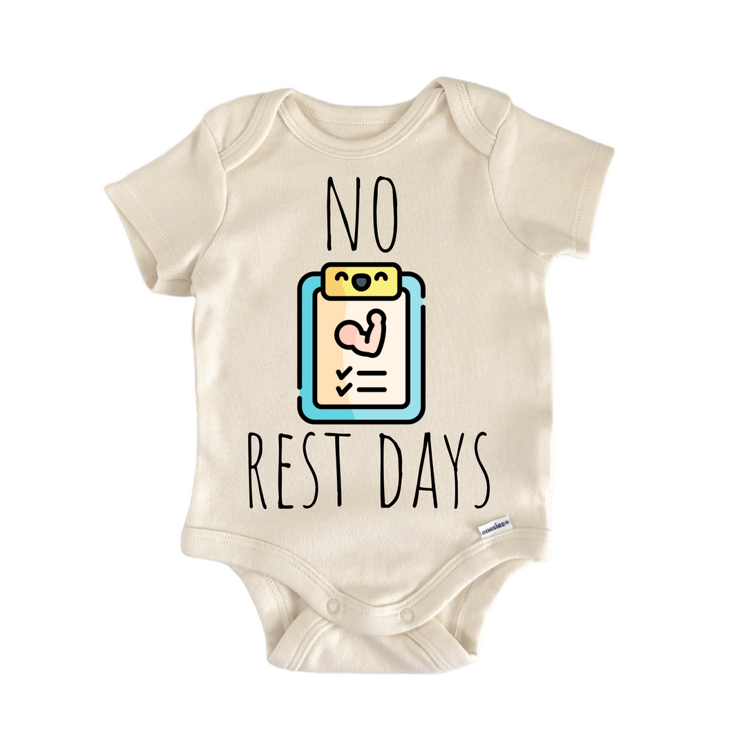 Personal Trainer Gym Fitness - Baby Bodysuit  Funny Cute Onesie® | North Fork Forager LLC