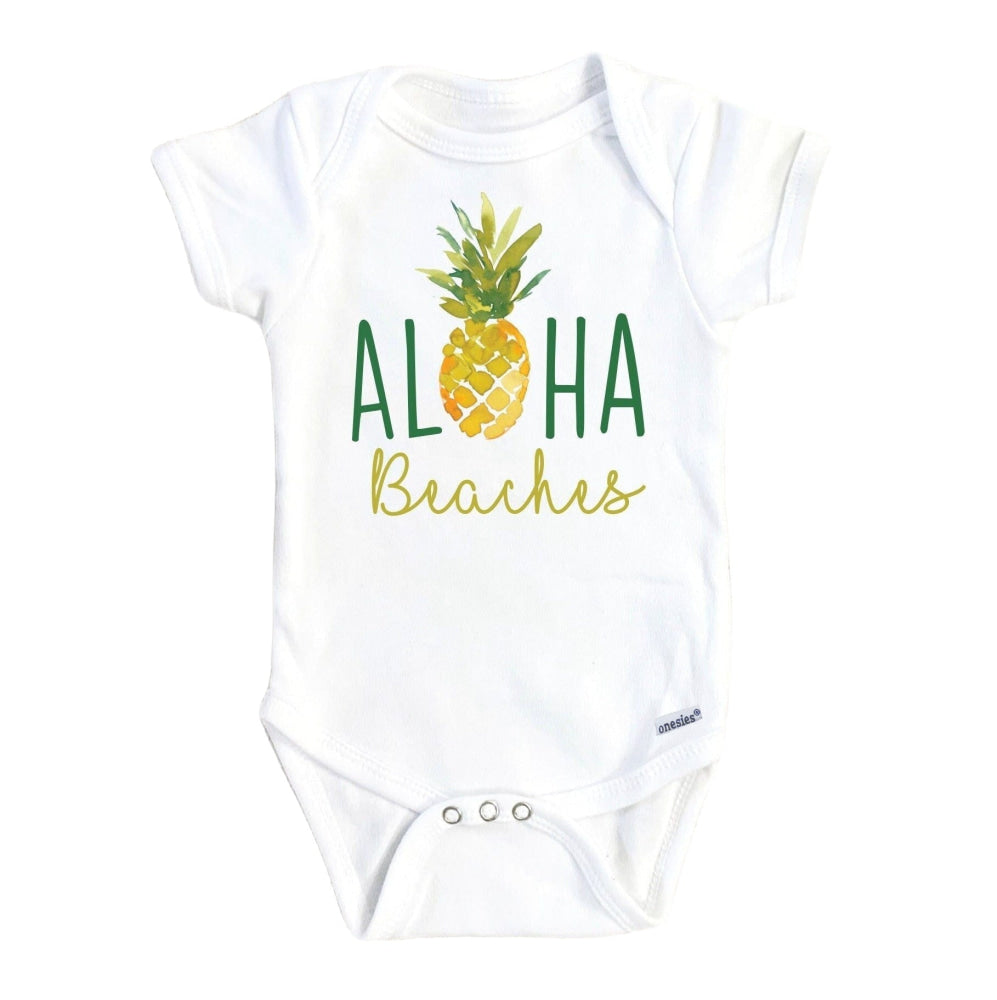 Pineapple Aloha - Baby Boy Girl Clothes Infant Bodysuit Funny Cute Newborn Onesie