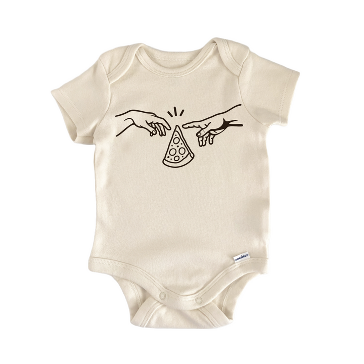 Pizza Classic Art Italy Italian - Baby Bodysuit  Funny Cute Onesie® | North Fork Forager LLC