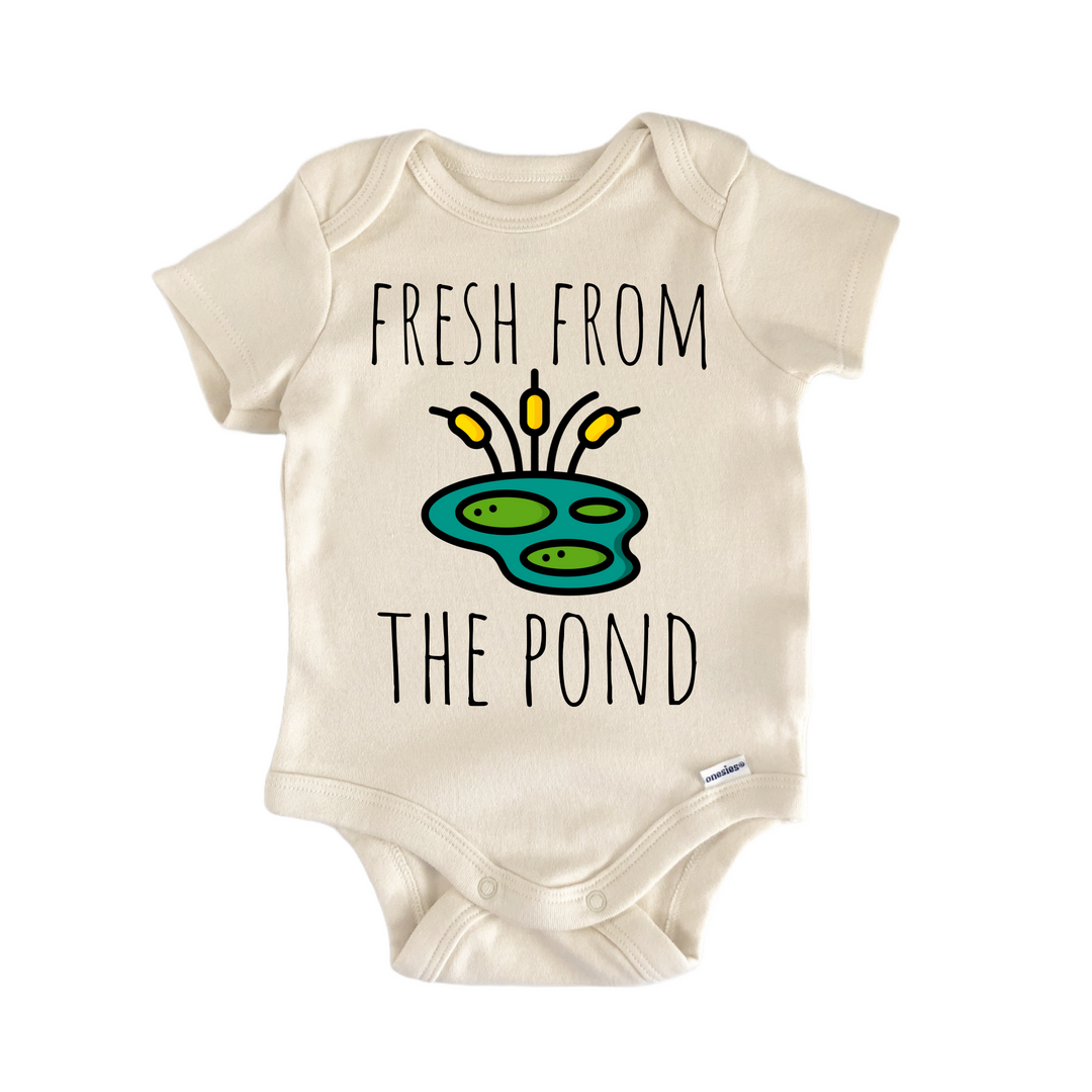Pond Lake River - Baby Bodysuit  Funny Cute Onesie® | North Fork Forager LLC