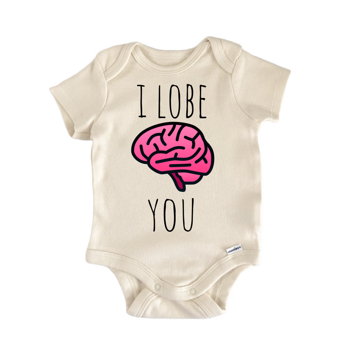 Psychologist Psychology Brain Lobe - Baby Bodysuit  Funny Cute Onesie® | North Fork Forager LLC