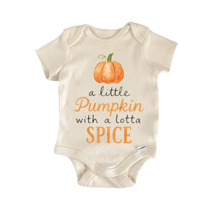 Pumpkin Coffee Latte Spice Newborn Baby Onesie® Bodysuit