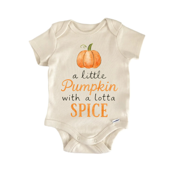 Pumpkin Coffee Latte Spice Newborn Baby Onesie® Onesie®