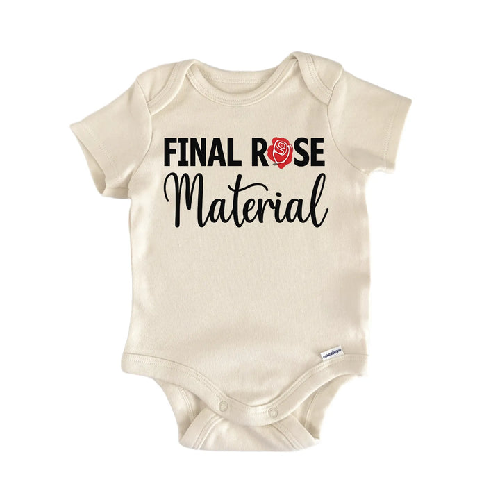 Rose Material Reality Tv Show Newborn Baby Bodysuit