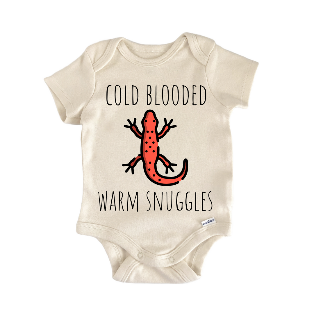 Salamander Lizard Reptile - Baby Bodysuit  Funny Cute Onesie® | North Fork Forager LLC