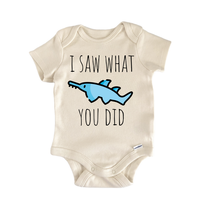 Sawfish Shark Fish Ocean - Baby Bodysuit  Funny Cute Onesie® | North Fork Forager LLC