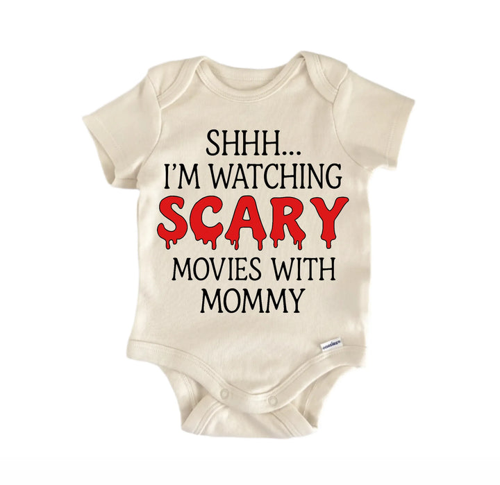 Scary Movie Horror Mommy Newborn Baby Bodysuit