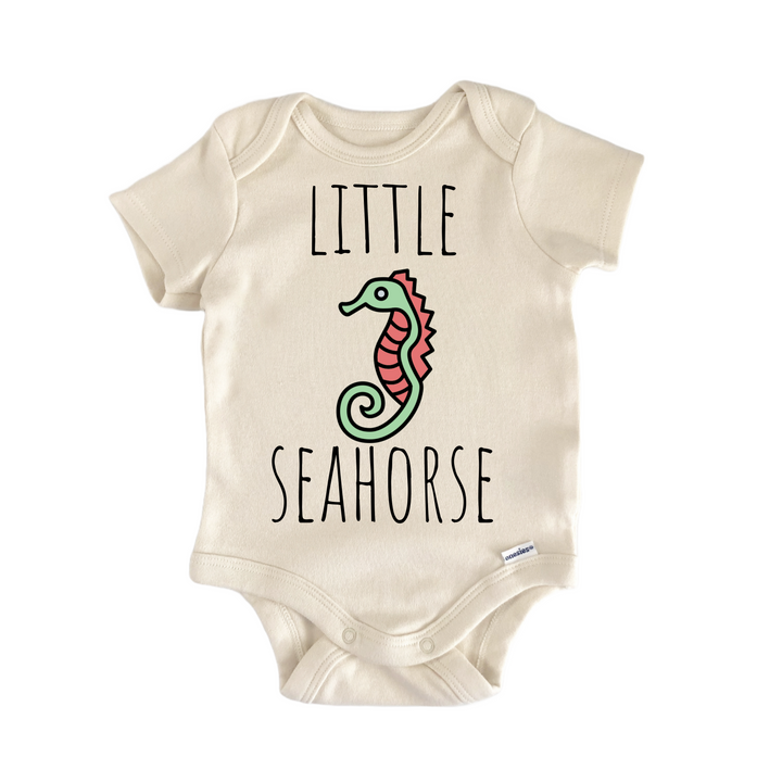 Seahorse Ocean Sea - Baby Bodysuit  Funny Cute Onesie® | North Fork Forager LLC