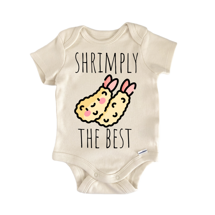 Shrimp Tempura Foodie - Baby Bodysuit  Funny Cute Onesie® | North Fork Forager LLC