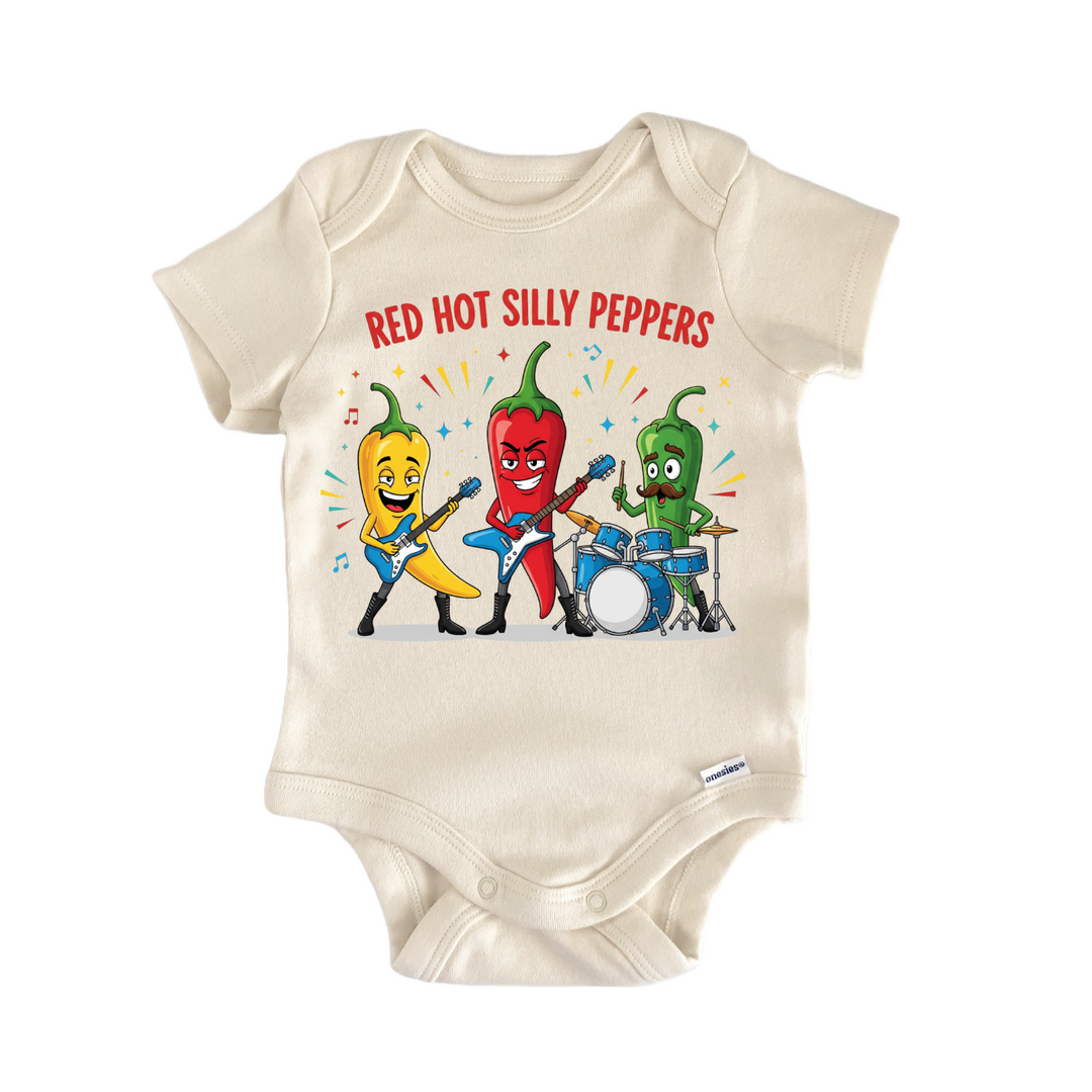 Silly Pepper Band Rock Newborn Baby Onesie® Bodysuit