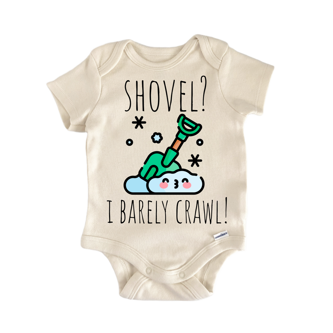 Snow Plow Truck Shovel - Baby Bodysuit  Funny Cute Onesie® | North Fork Forager LLC