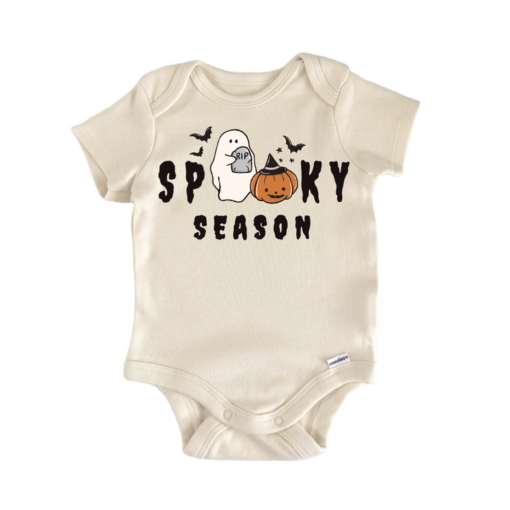 Spooky Season Halloween Ghost - Baby Bodysuit  Funny Cute Onesie® | North Fork Forager LLC