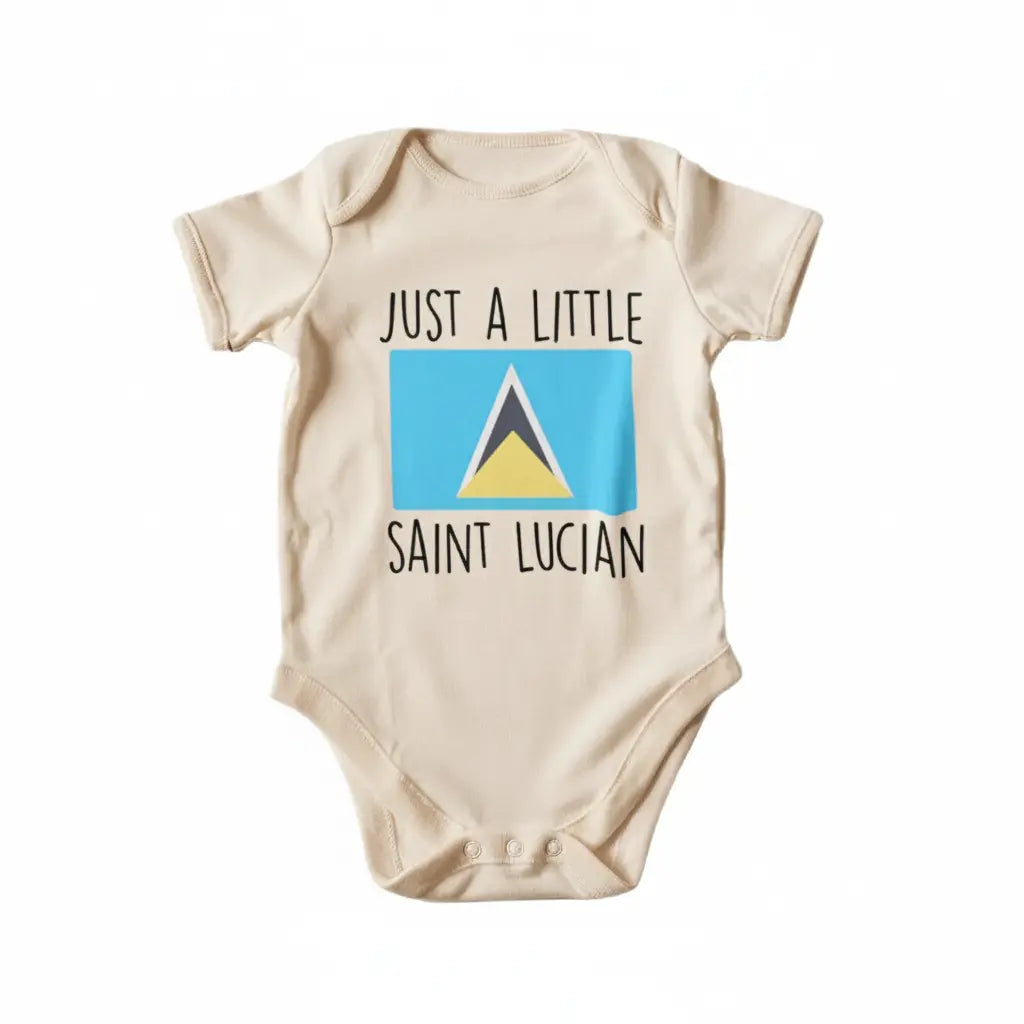 St. Lucia - Baby Boy Girl Clothes Infant Bodysuit Funny Cute Newborn  Funny Cute Onesie® | North Fork Forager LLC