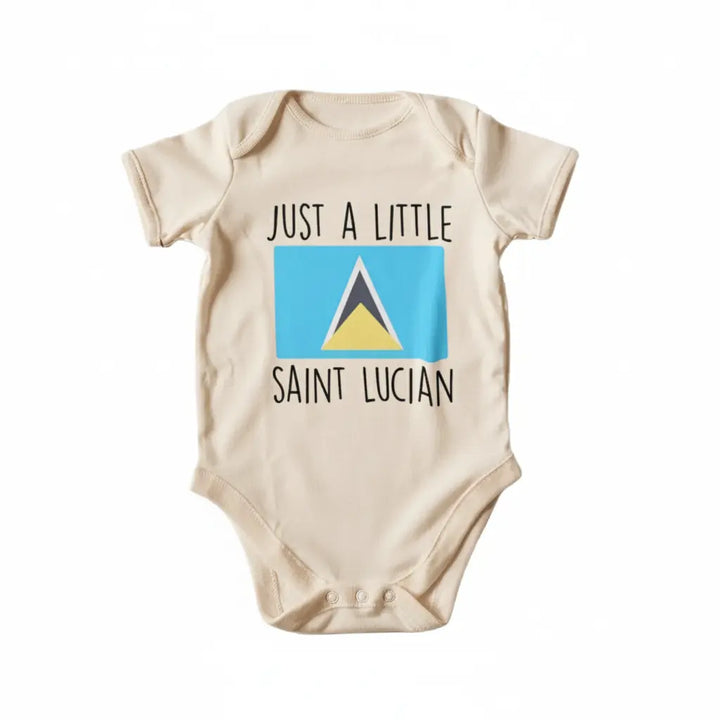 St. Lucia - Baby Boy Girl Clothes Infant Bodysuit Funny Cute Newborn  Funny Cute Onesie® | North Fork Forager LLC