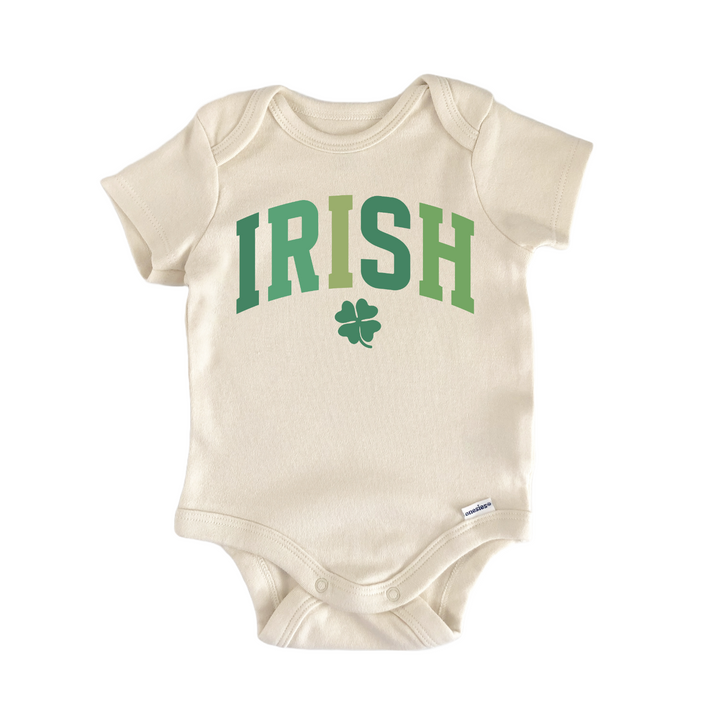 St. Patricks Day Irish Varsity Newborn Baby Onesie® Onesie®
