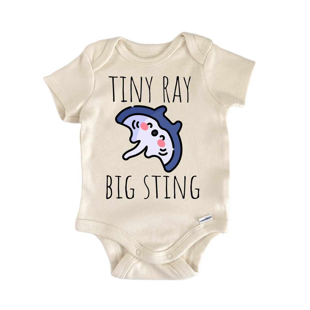 Stingray Sting Ray Florida - Baby Bodysuit  Funny Cute Onesie® | North Fork Forager LLC