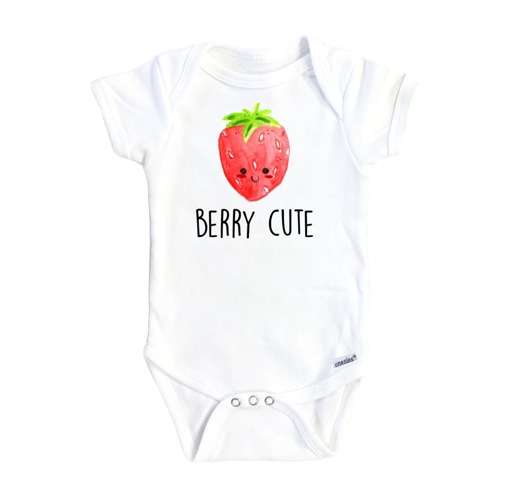 Strawberry Cute - Baby Boy Girl Clothes Infant Bodysuit Funny Newborn 1A Onesie