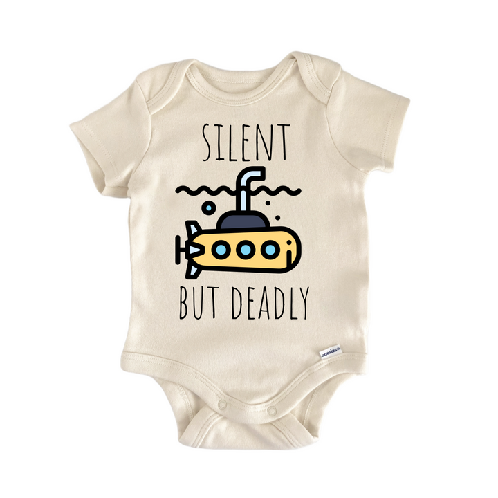 Submarine Sailor Boat - Baby Bodysuit  Funny Cute Onesie® | North Fork Forager LLC