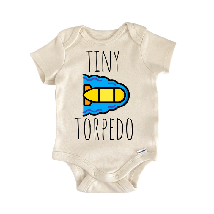 Submarine Torpedo Military - Baby Bodysuit  Funny Cute Onesie® | North Fork Forager LLC