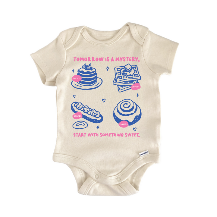 Sweet Breakfast Waffle Brunch - Baby Bodysuit  Funny Cute Onesie® | North Fork Forager LLC