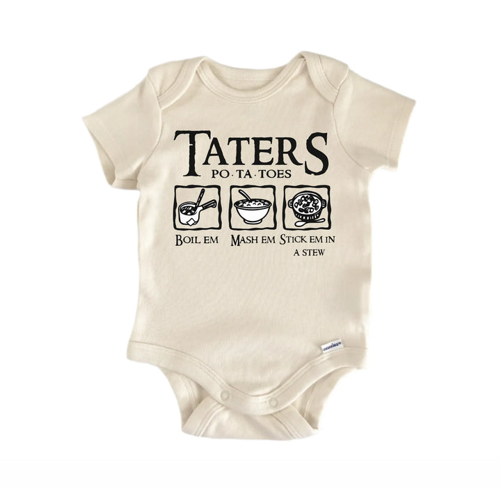 Taters Potatos Fantasy Movie Newborn Baby Bodysuit