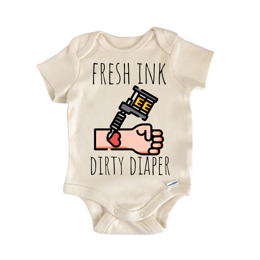 Tattoo Parlor Artist - Baby Bodysuit  Funny Cute Onesie® | North Fork Forager LLC