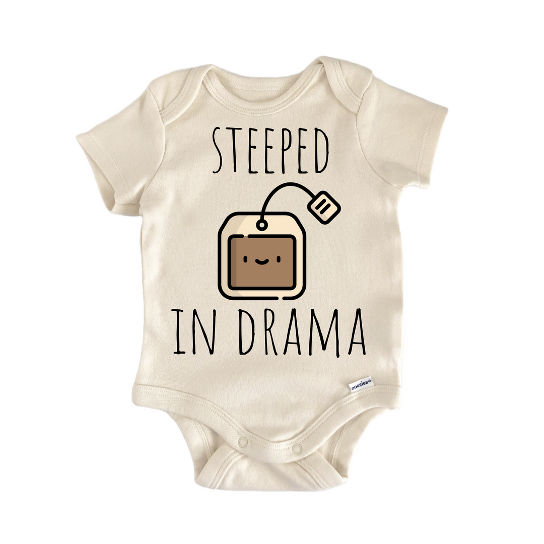 Tea Matcha Coffee - Baby Bodysuit  Funny Cute Onesie® | North Fork Forager LLC