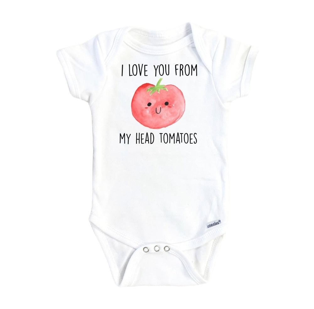 Tomato Head Toes - Baby Boy Girl Clothes Infant Bodysuit Funny Cute Newborn Onesie