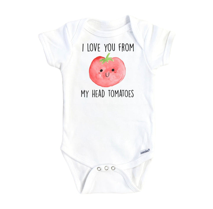 Tomato Head Toes - Baby Boy Girl Clothes Infant Bodysuit Funny Cute Newborn Onesie