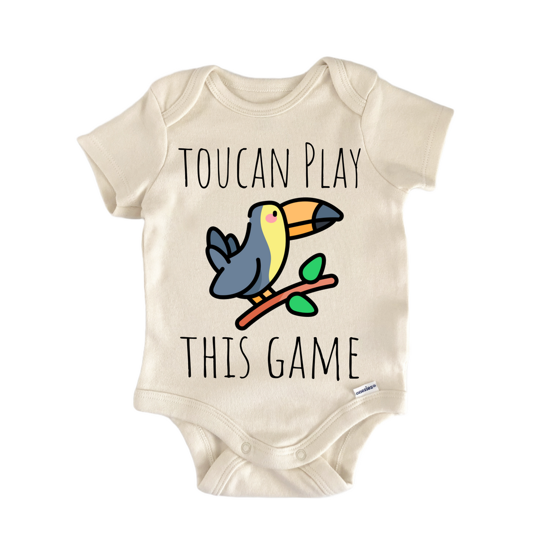 Toucan Tropical Bird - Baby Bodysuit  Funny Cute Onesie® | North Fork Forager LLC