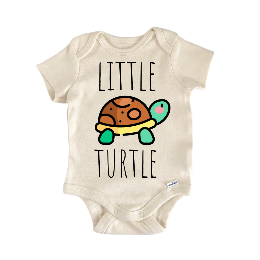 Turtle Tortoise - Baby Bodysuit  Funny Cute Onesie® | North Fork Forager LLC