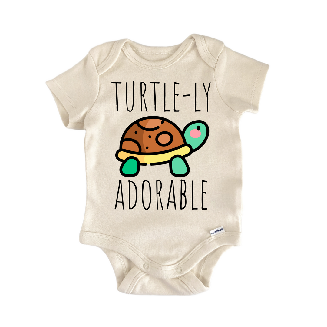 Turtle Tortoise Reptile Lizard - Baby Bodysuit  Funny Cute Onesie® | North Fork Forager LLC