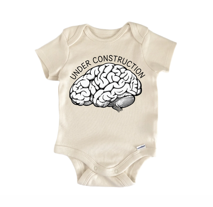 Under Construction Psychologist Newborn Baby Onesie® Bodysuit