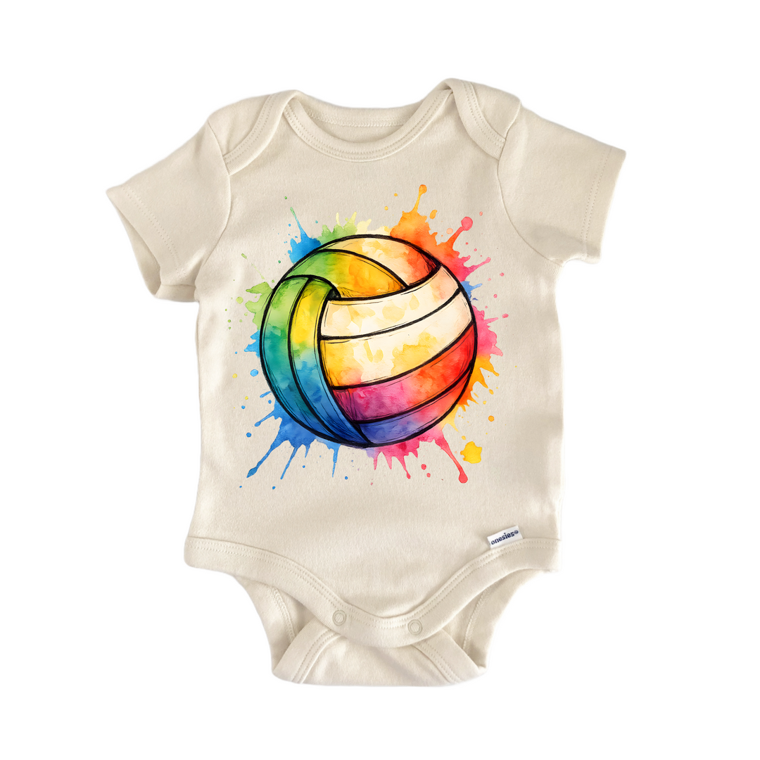 Volleyball Beach Sport Ball - Baby Bodysuit  Funny Cute Onesie® | North Fork Forager LLC