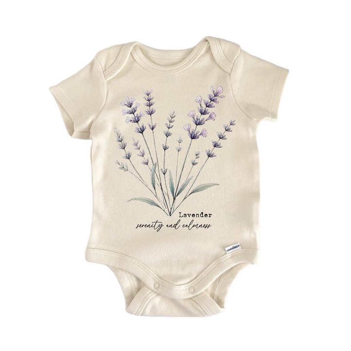 Wildflower Lavender Newborn Baby Onesie® Onesie®