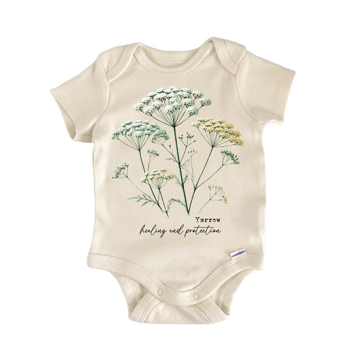 Wildflower Yarrow Newborn Baby Onesie® Onesie®