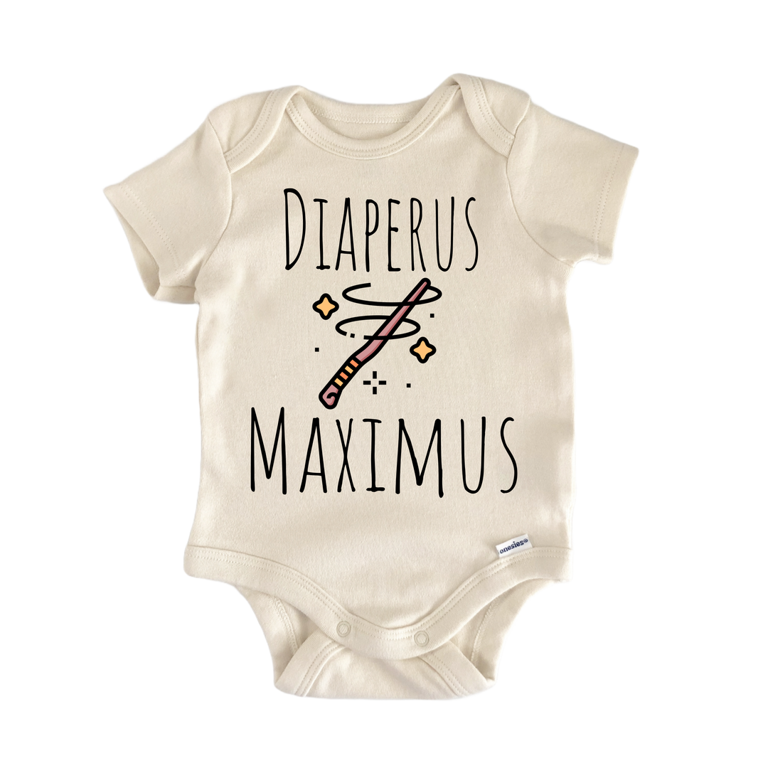 Wizard Wand Movie - Baby Bodysuit  Funny Cute Onesie® | North Fork Forager LLC